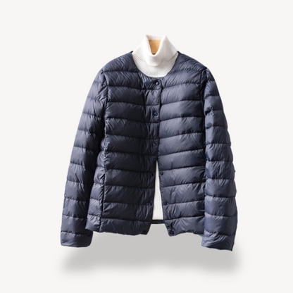 Veste d'hiver femme ajustée boutonnée