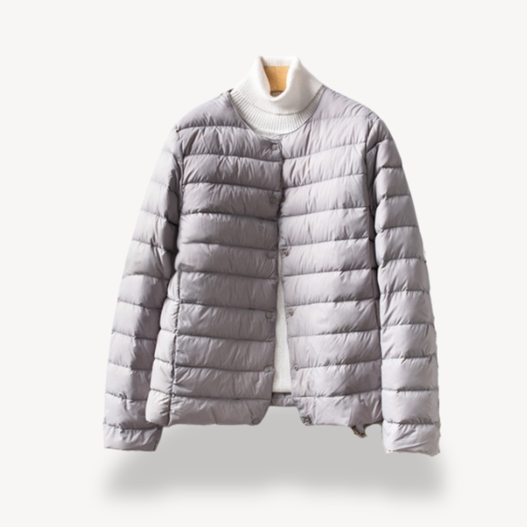 Veste d'hiver femme ajustée boutonnée