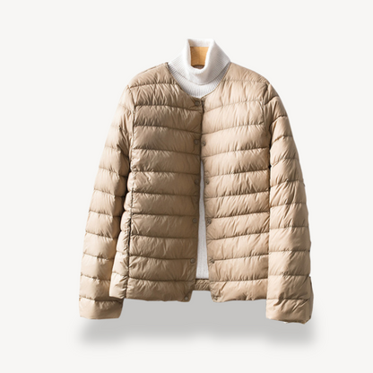 Veste d'hiver femme ajustée boutonnée