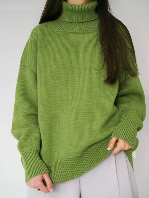Pull Col Roulé ConfortableCoupe Ample