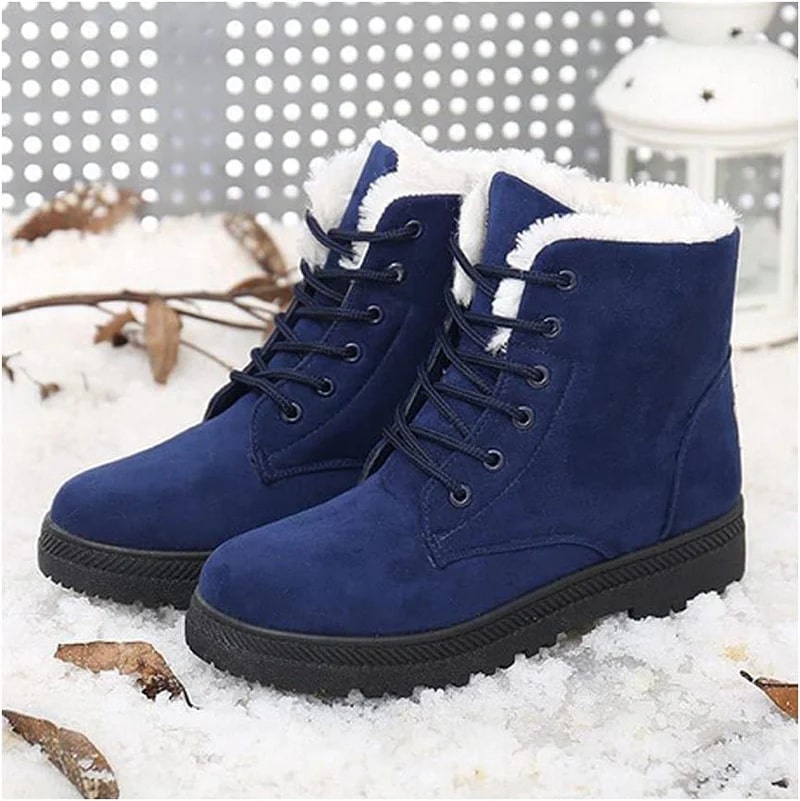 Bottines femme laçage doublure douce