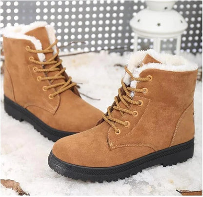 Bottines femme laçage doublure douce