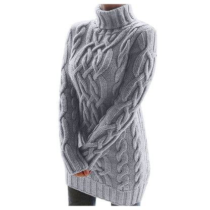 Pull col roulé en maille Doux et chaud