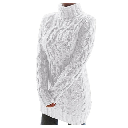 Pull col roulé en maille Doux et chaud