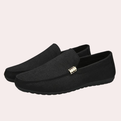 Mocassins pour homme légers en toile pour l'été