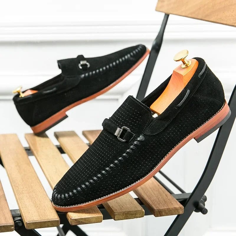 Mocassins homme confortables en daim respirant