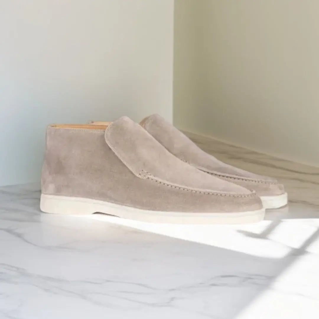 Herren Slipper Wildleder Loafers Elegantes Design - IdealeKleiden