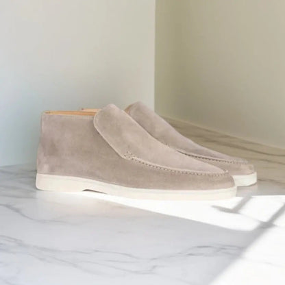 Herren Slipper Wildleder Loafers Elegantes Design - IdealeKleiden