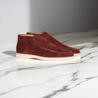 Mocassins pour hommes en daim, design élégant