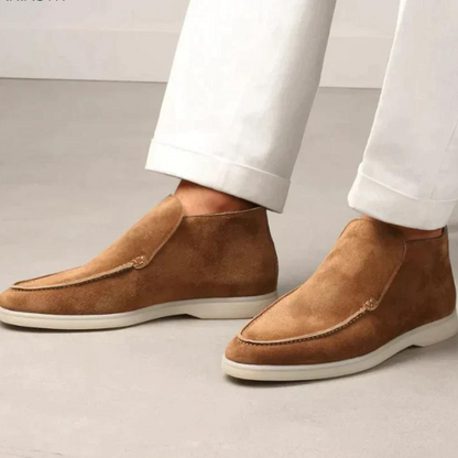Leder Slip-Ons Herren Schuhe Elegant - IdealeKleiden