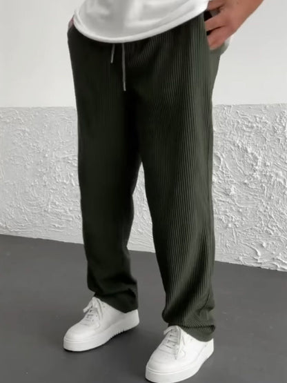 Pantalon homme confortable coupe ample