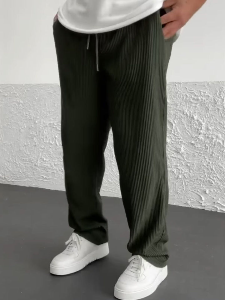 Pantalon homme confortable coupe ample