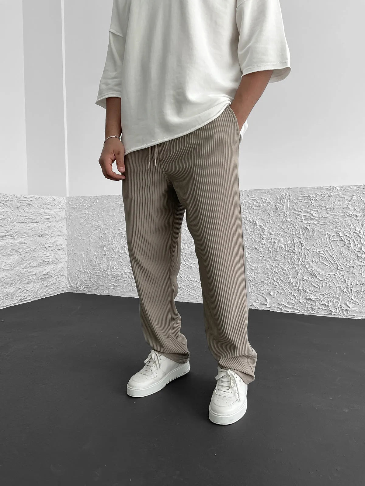 Pantalon homme confortable coupe ample