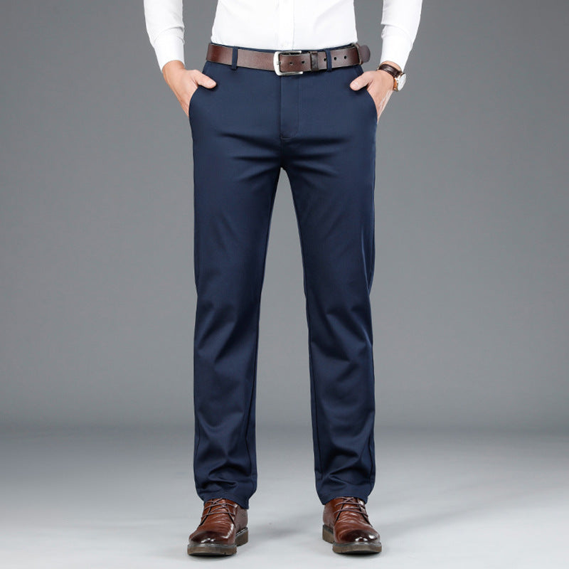 Pantalons confortables pour hommes, coupe slim