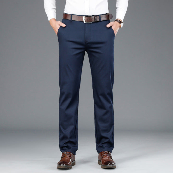 Pantalons confortables pour hommes, coupe slim