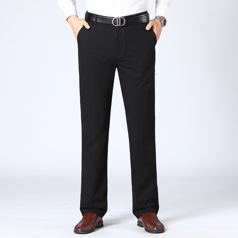 Pantalons confortables pour hommes, coupe slim