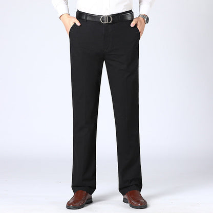 Pantalons confortables pour hommes, coupe slim