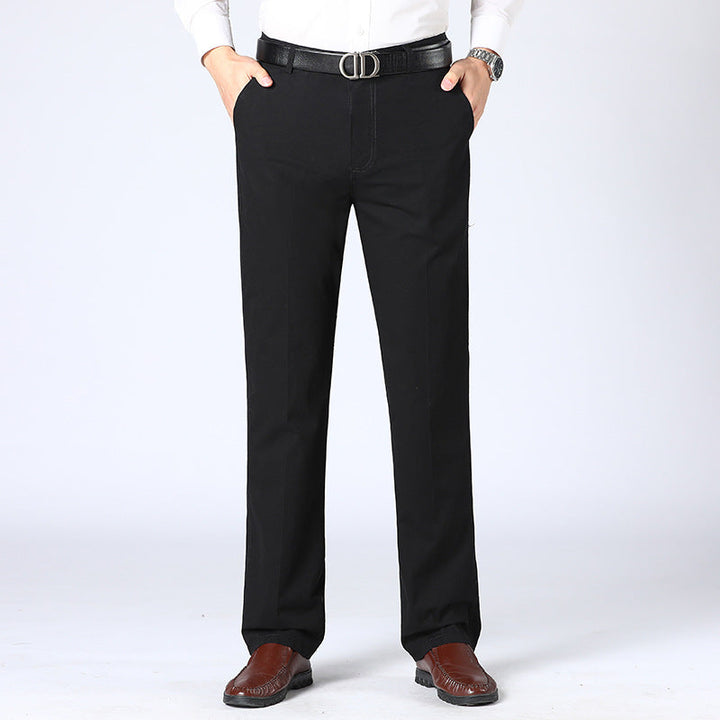 Pantalons confortables pour hommes, coupe slim