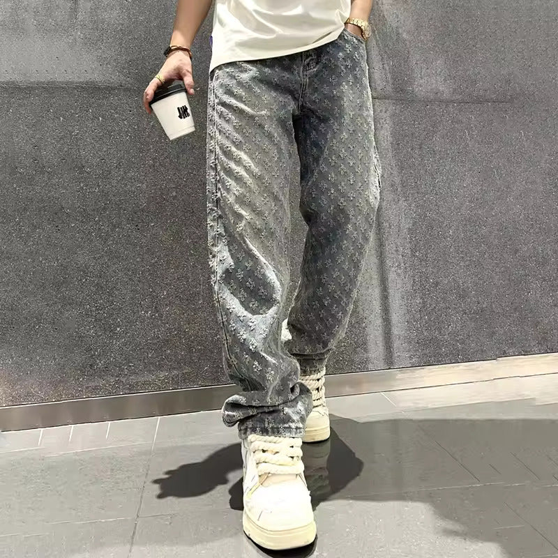 Jean Baggy Confortable Homme