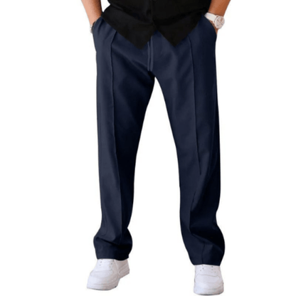 Pantalon d'été pour homme, coupe droite, confortable