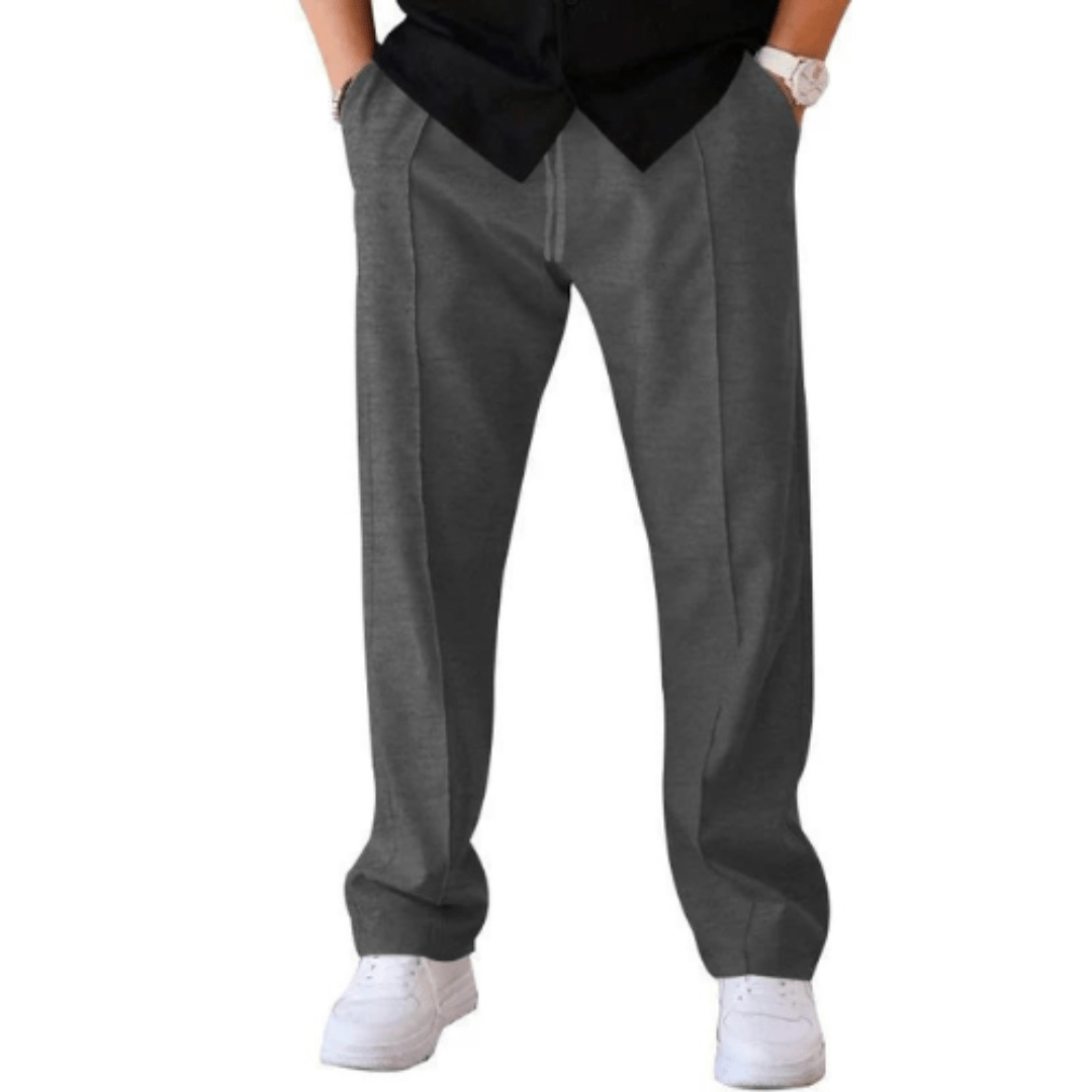 Pantalon d'été pour homme, coupe droite, confortable