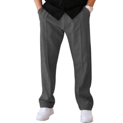 Pantalon d'été pour homme, coupe droite, confortable