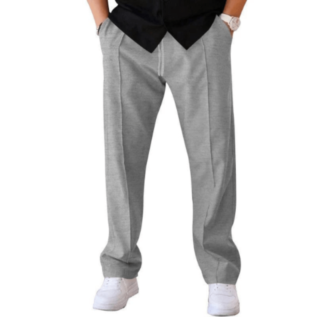 Pantalon d'été pour homme, coupe droite, confortable