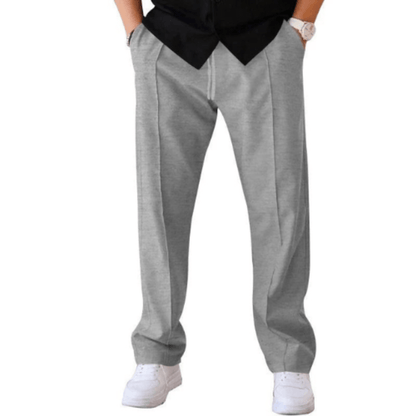 Pantalon d'été pour homme, coupe droite, confortable