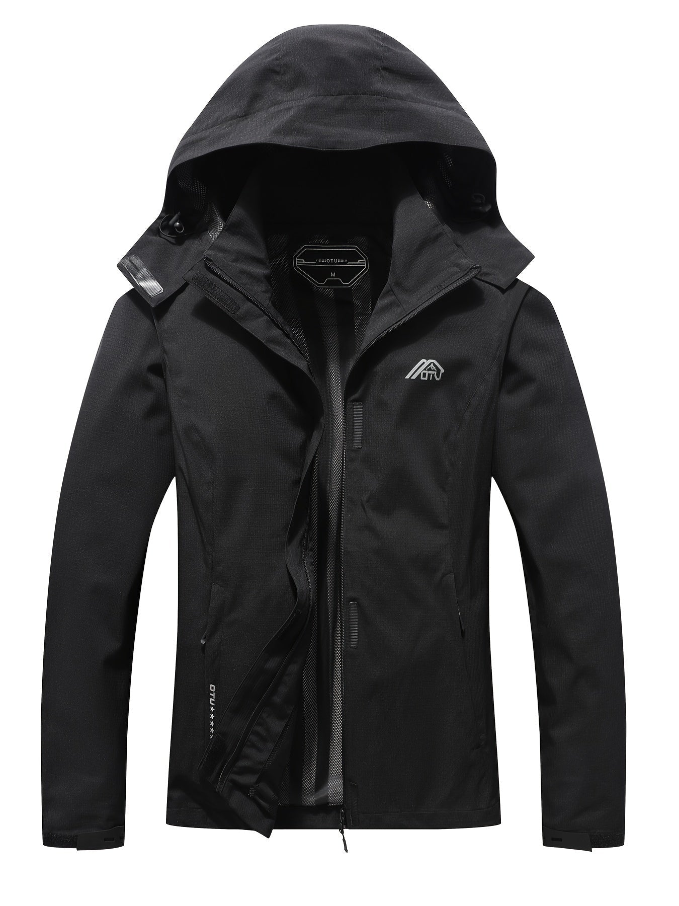 Veste d'extérieur imperméable à capuche automne printemps