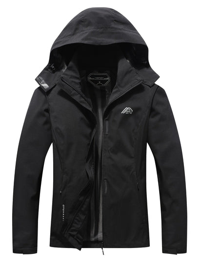 Veste d'extérieur imperméable à capuche automne printemps