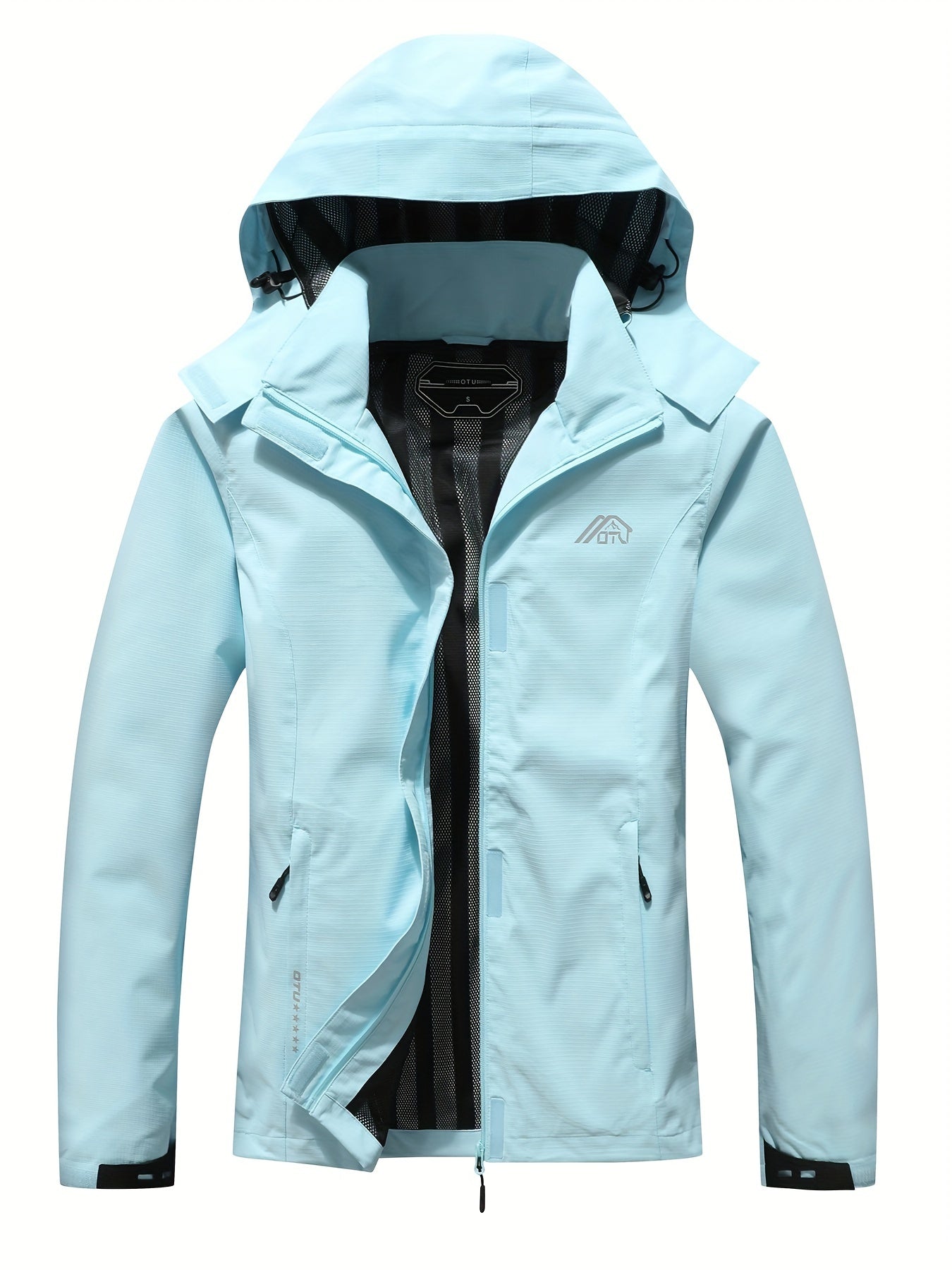 Veste d'extérieur imperméable à capuche automne printemps
