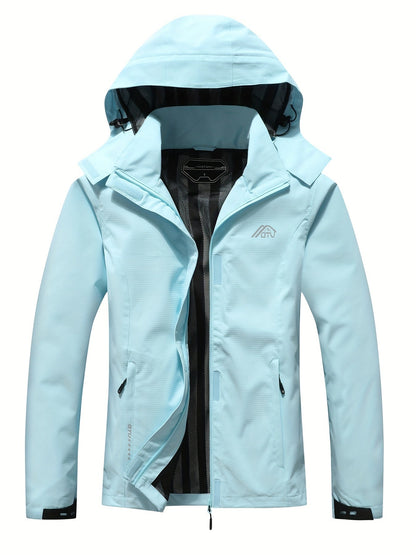 Veste d'extérieur imperméable à capuche automne printemps