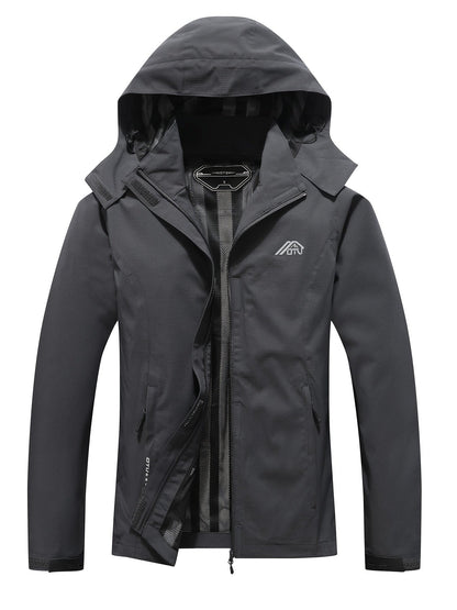 Veste d'extérieur imperméable à capuche automne printemps
