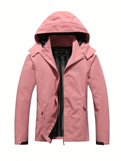 Veste d'extérieur imperméable à capuche automne printemps