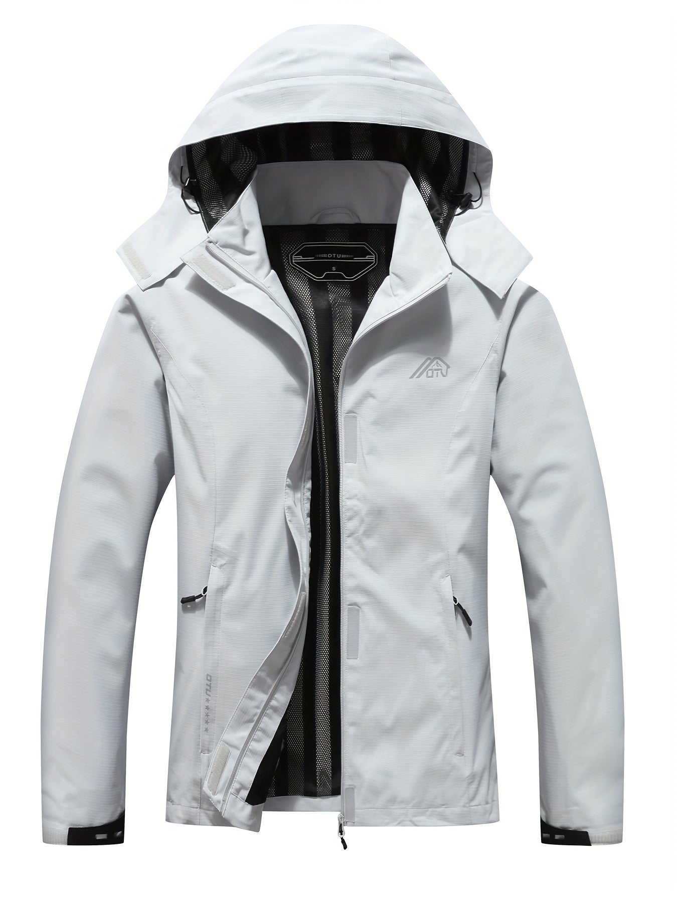 Veste d'extérieur imperméable à capuche automne printemps