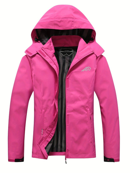 Veste d'extérieur imperméable à capuche automne printemps