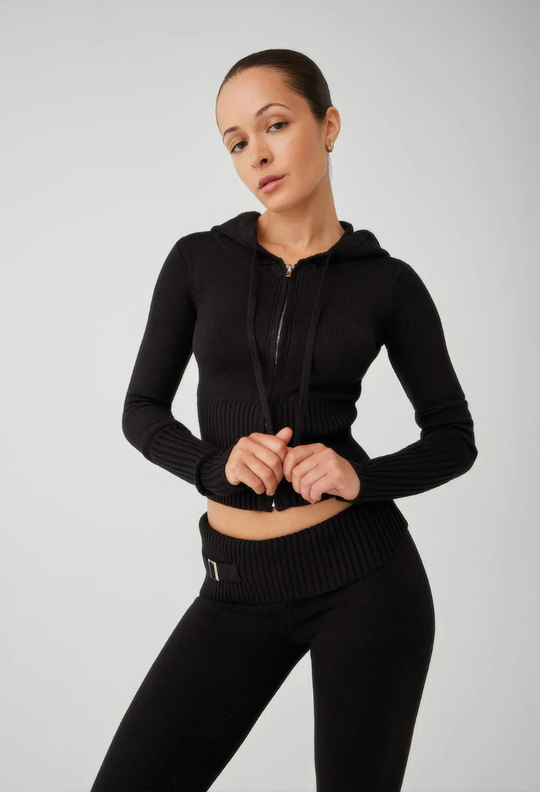 Ensemble en maille deux pièces loungewear femme
