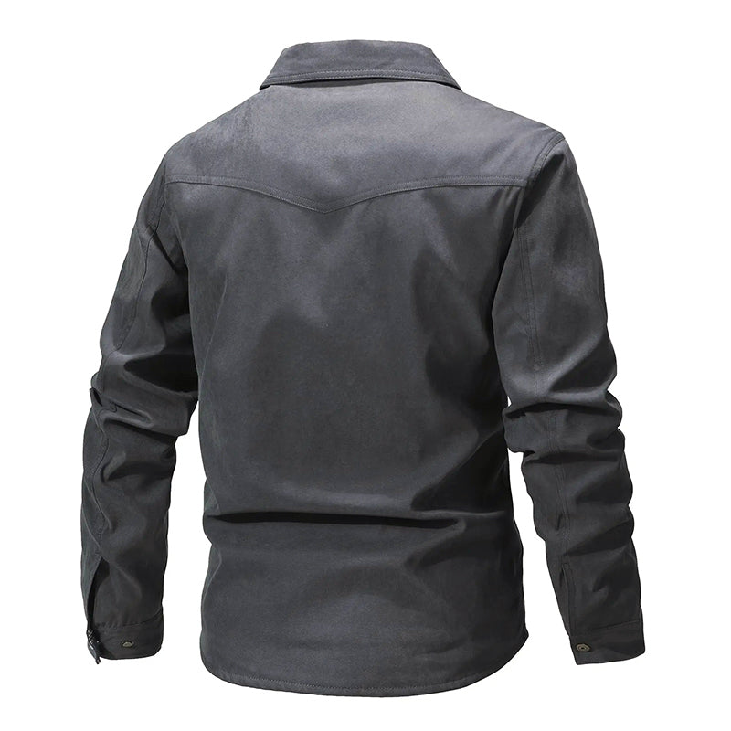 Herren Flanellhemdjacke Warm Gefüttert - IdealeKleiden