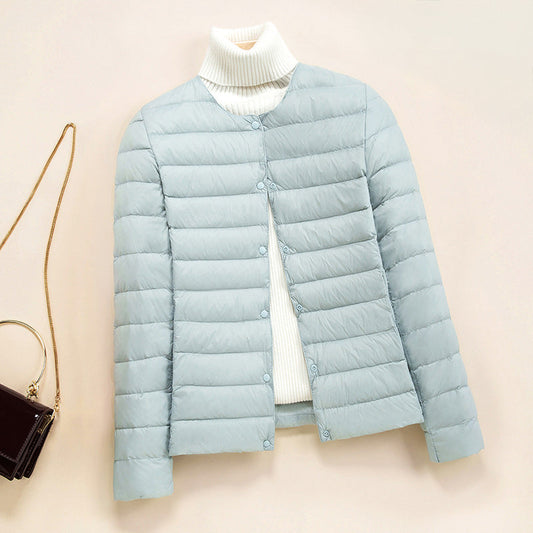 Leicht Gesteppte Daunenjacke Damen - IdealeKleiden