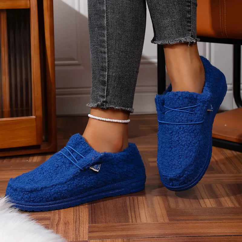 Chaussons Teddy douillets et chauds