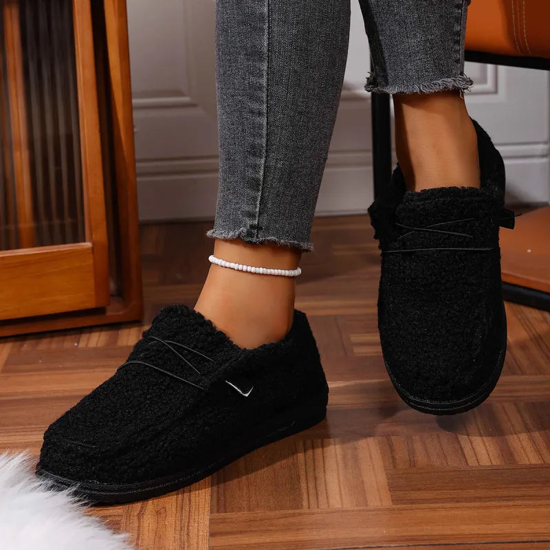 Chaussons Teddy douillets et chauds