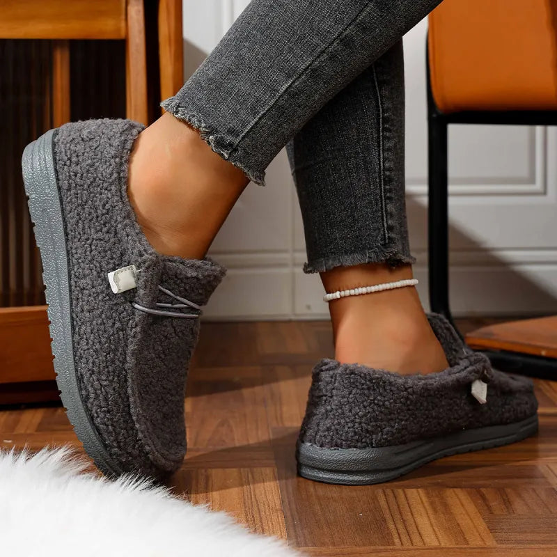 Chaussons Teddy douillets et chauds