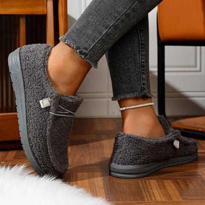 Chaussons Teddy douillets et chauds