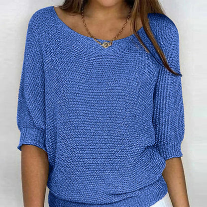 Haut léger pour femme avec motif tricoté décoratif