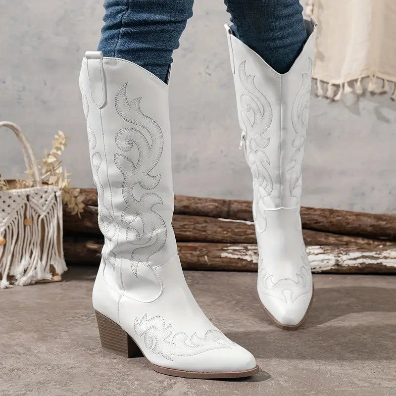 Bottes de cowboy confortables pour femme