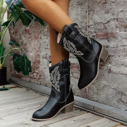 Élégantes bottines à talon pour femmes