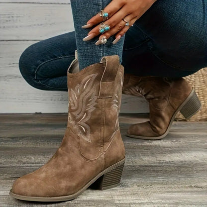 Élégantes bottines à talon pour femmes