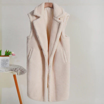 Gilet femme tendance sans manches long