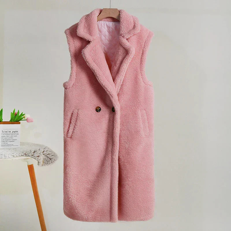 Gilet femme tendance sans manches long