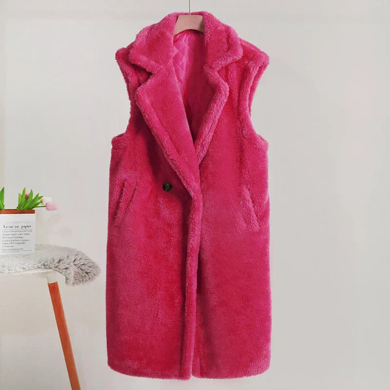 Gilet femme tendance sans manches long